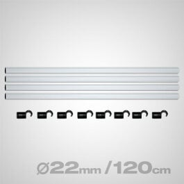 Homebox Stangen Set 120cm Fixture Poles, 22mm