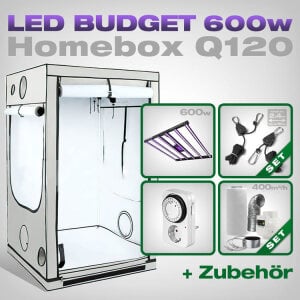 HOMEbox Q120 LED Grow Set + 1x Lumatek ZEUS 600W