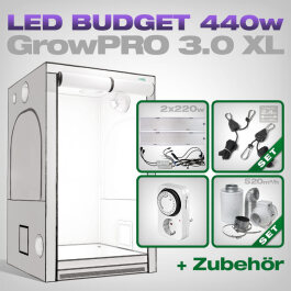 GrowPRO 3.0 XL LED Grow Set + 2x hortiONE 600