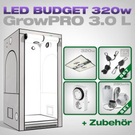 GrowPRO 3.0 L LED Grow Set + 1x Pure LED Q320 V2, 320W