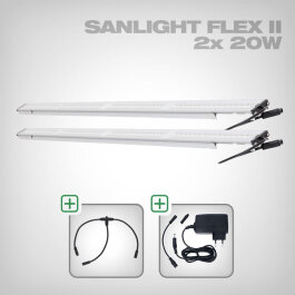 Sanlight FLEX II LED Set mit Netzteil und Kabel, 2x FLEX...