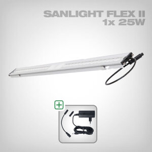 Sanlight FLEX II LED Set mit Netzteil und Kabel, 1x FLEX II 25