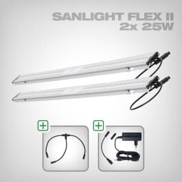 Sanlight FLEX II LED Set mit Netzteil und Kabel, 2x FLEX...