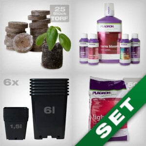 Grow-Starter Kit, Erde, Plagron