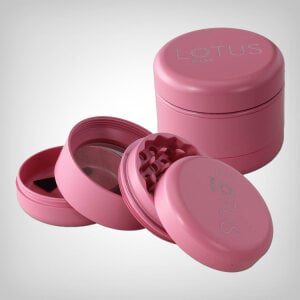 Black Leaf Lotus Grinder 4-tlg. keramikbeschichtet, rosa