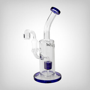 Black Leaf Ölbong/Dab Rig mit Trommelperkolator, blau