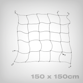 Spaliernetz für Gewächshauszelt – 1,2 x 1,2 m Scrog Netz mit 6 Haken, 10,2  cm Netzgewebe, elastisch, flexibles Ranknetz für Zimmerpflanzen
